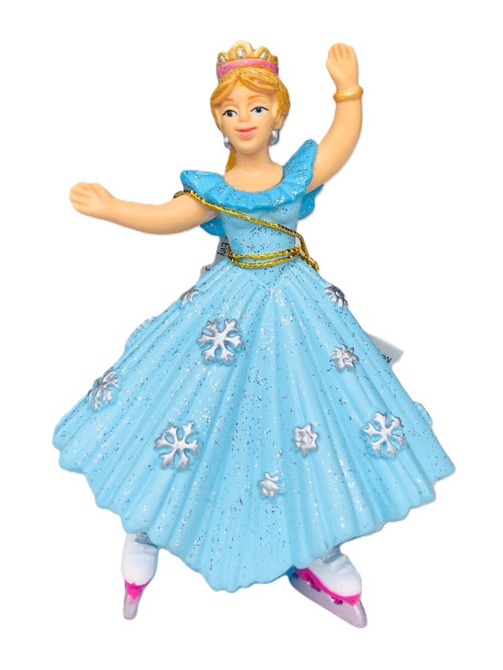 Papo Enchanted Blue Princess w/Ice Skates Figurine(39108) Add-On Item New w/Tag